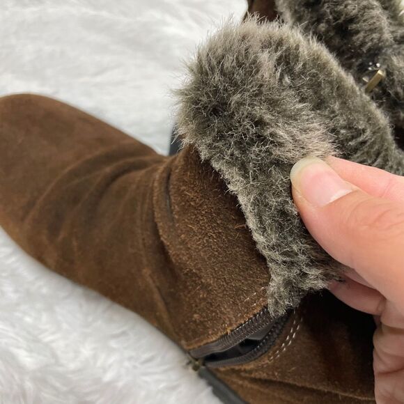 Khombu brown zip up winter bootie brown 8 - Picture 12 of 12
